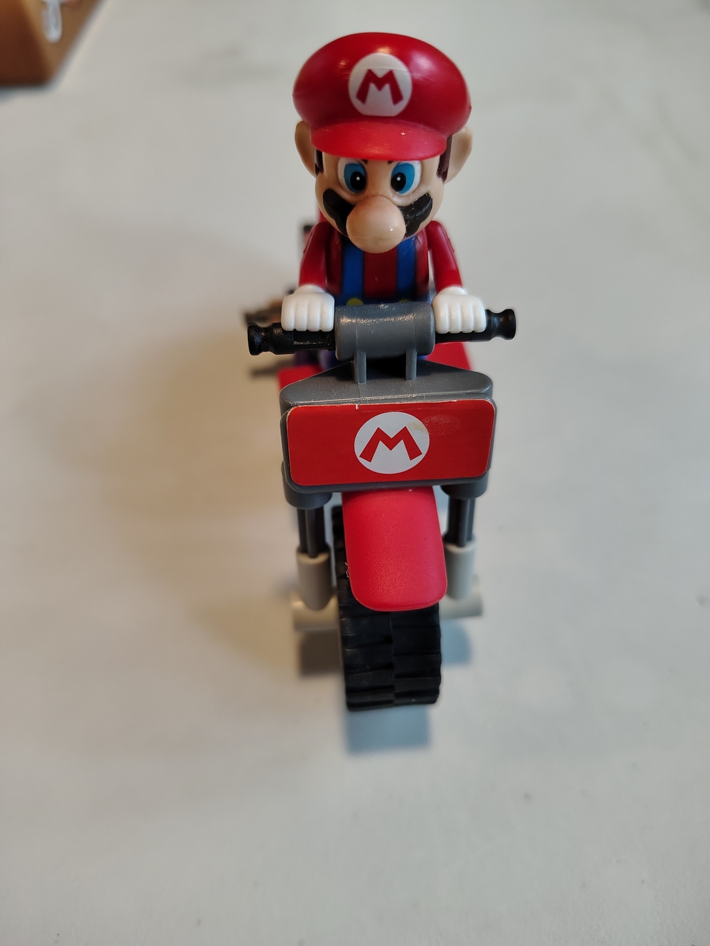 K'NEX Mario Red Motorcycle Toy - Official Character Ride-On Figure